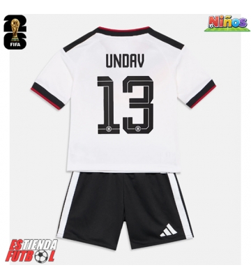 Alemania Deniz Undav #13 Primera Equipación Niños Mundial 2026 Manga Corta (+ Pantalones cortos)